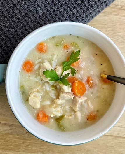 Cream of chicken rice soup