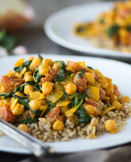 Curried Chickpea Fried Rice