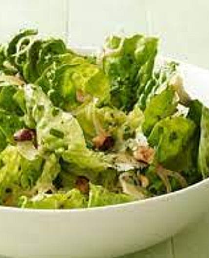 Salad with High Protein Yogurt Dressing