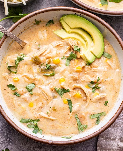 Chicken crock pot green enchilada soup