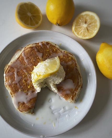 Lemon Drizzle Pancakes