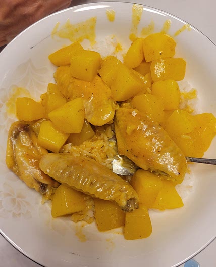 Curry Chicken Potato rice - Chinese style 