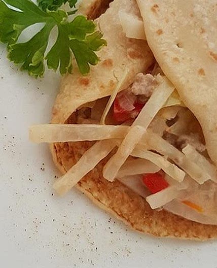 Palatschinken mit Krautfülle