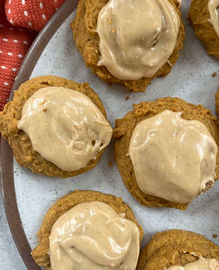 Soft Baked Peanut Butter Pumpkin Cookies (GF)