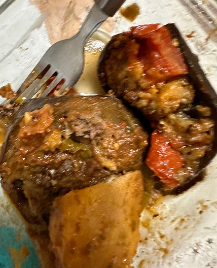Beef and aubergine casserole