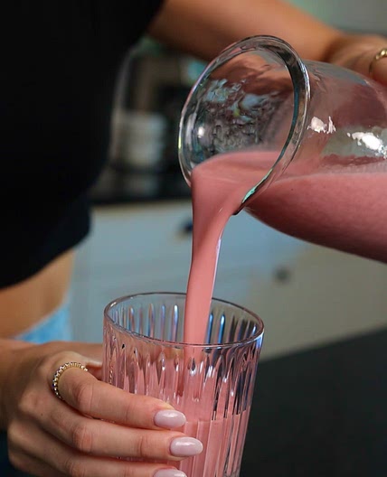 Homemade Strawberry Milk