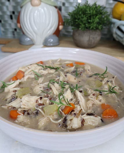 Crock Pot Chicken & Wild Rice Soup