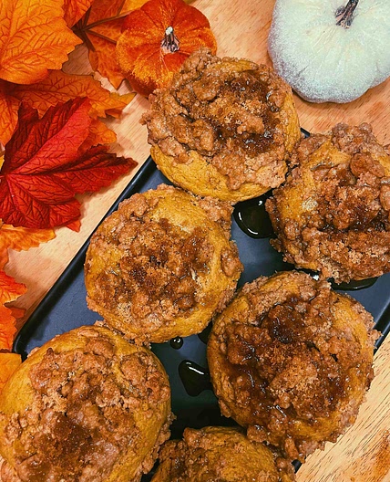 Pumpkin Streusel Muffins