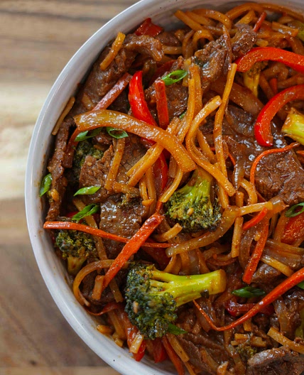 Miso Beef Stir Fry