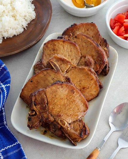 Toyomansi Pork Chops