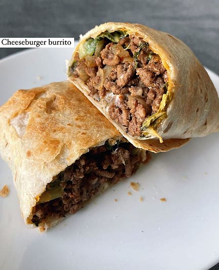 Cheeseburger Burrito