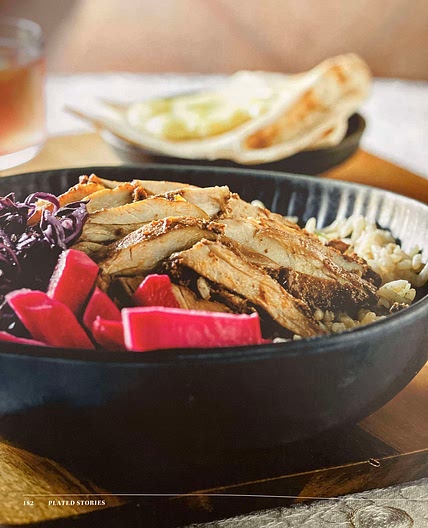 Baked shawarma chicken thighs