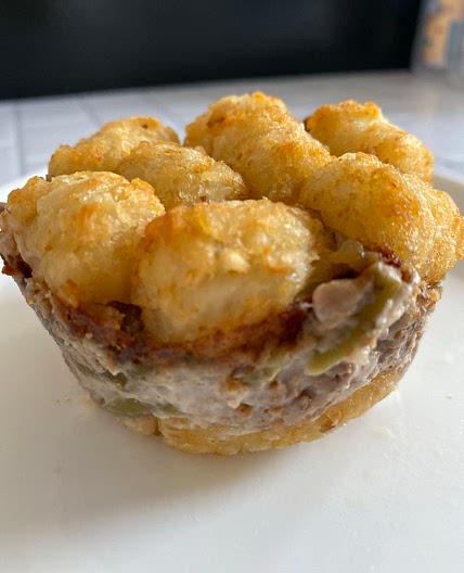 WIC Approved Minnesotan Individual Tater Tot Hot Dishes