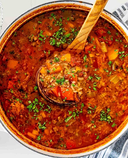 Stuffed Pepper Soup