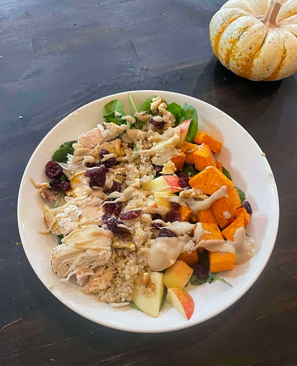Autumn Chicken Nourish Bowl