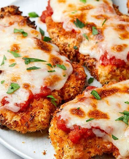 Easy Airfryer Chicken Parmigana