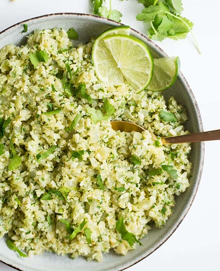 Cilantro Lime Cauliflower Rice⁣ 