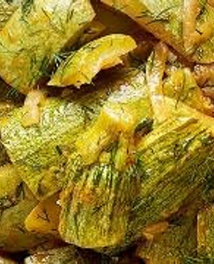 Jewish Zucchini Peels Cuajado (Kashkarika)
