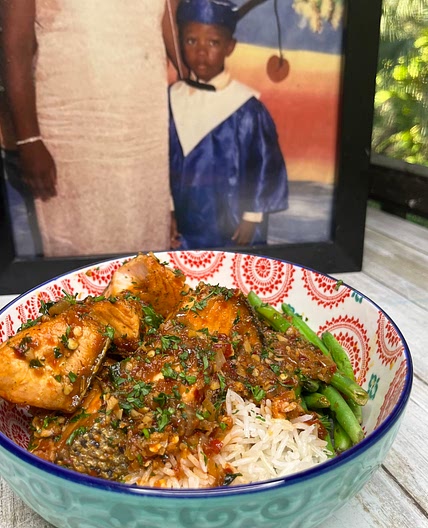 Chili Garlic Salmon Bites