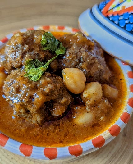 Mtewem - Algerian Garlic Meatballs