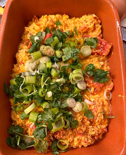 Ovos mexidos picantes 