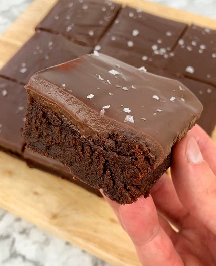CHOCOLATE GANACHE BROWNIES