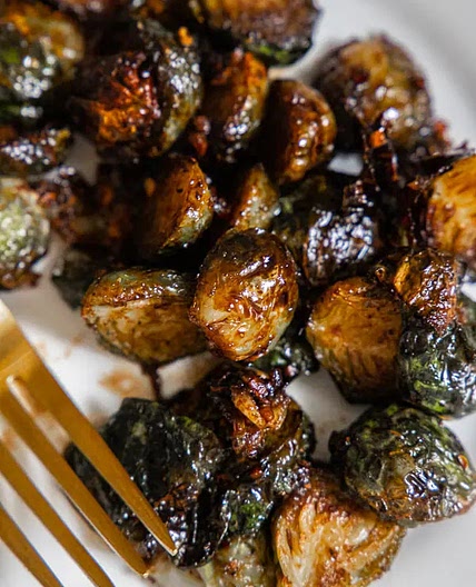 Roasted Maple and Balsamic Brussel Sprouts