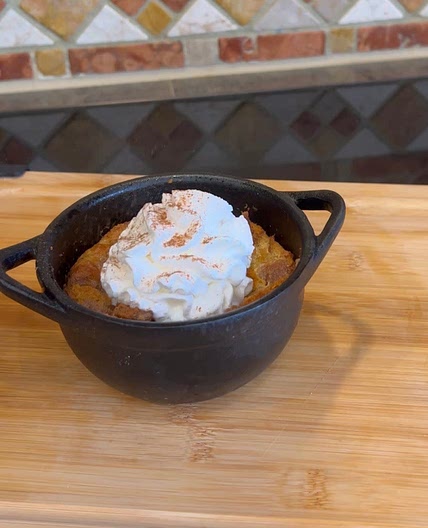 Pumpkin Cider Donut Pudding