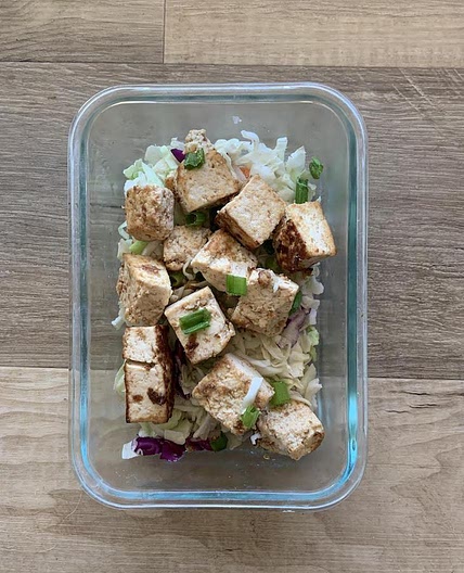 Thai Peanut Tofu Salad