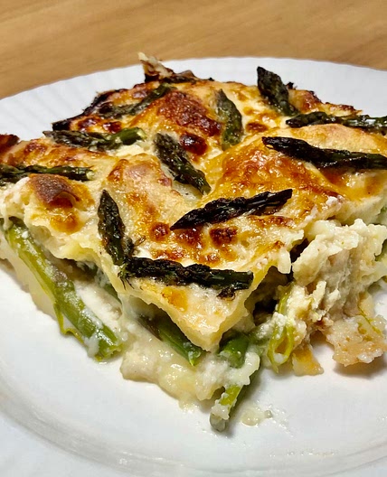 42. Asparagus Lasagna