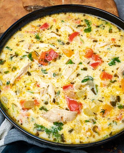 Instant Pot Creamy Chicken Soup