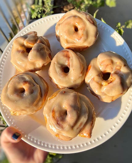 Cinnamon Roll Donuts