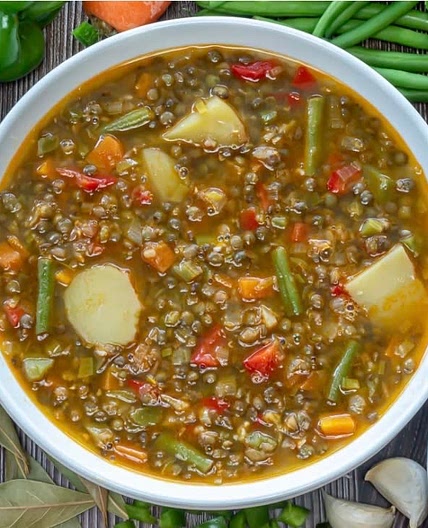 Sopa de lentejas
