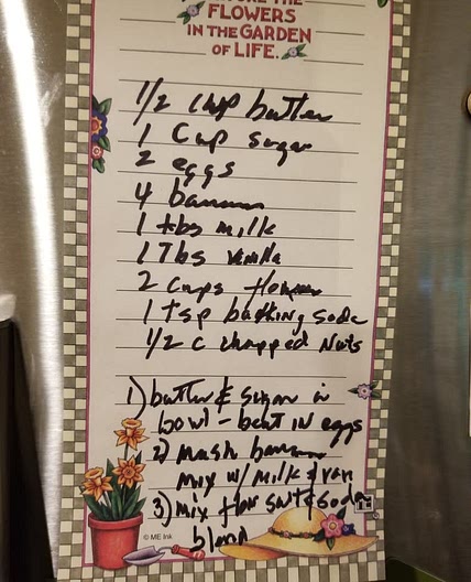 Dad's banana bread