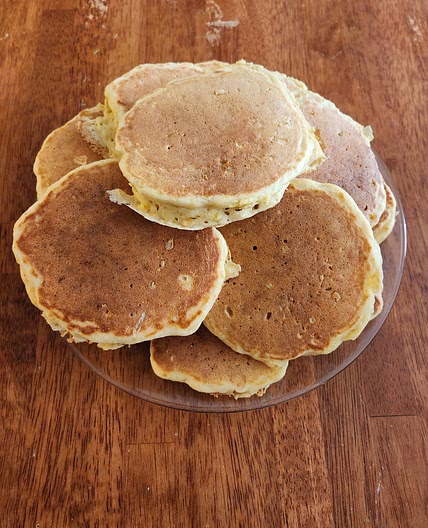 Creamed Corn Pancakes