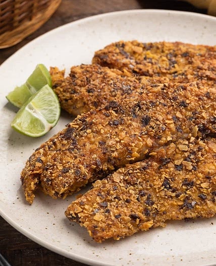 Tortilla Crusted Tilapia