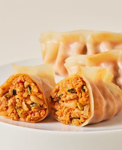 얄피꽉찬 한식교자 남도식김치만두 (1인분)