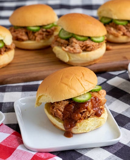 Pulled Chicken Sandwiches