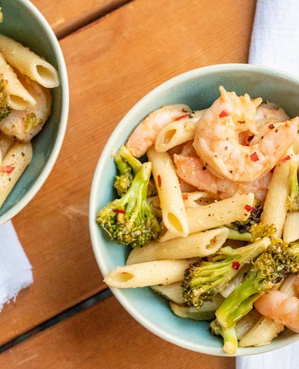 Garlic Shrimp with Broccoli