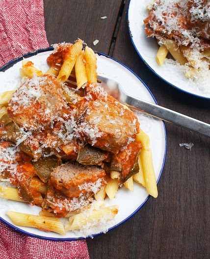 Slow Cooker Meatballs with Greens and Cheese