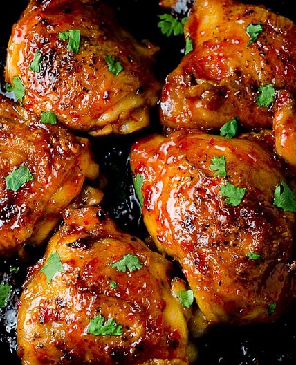 Spicy Honey Glazed Chicken