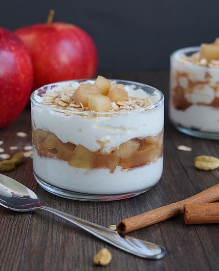 Apple Crisp Yogurt Bowl