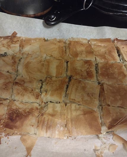 Spanakopita (Spinach and feta Pie)