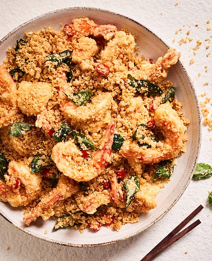 Singapore Cereal Prawns