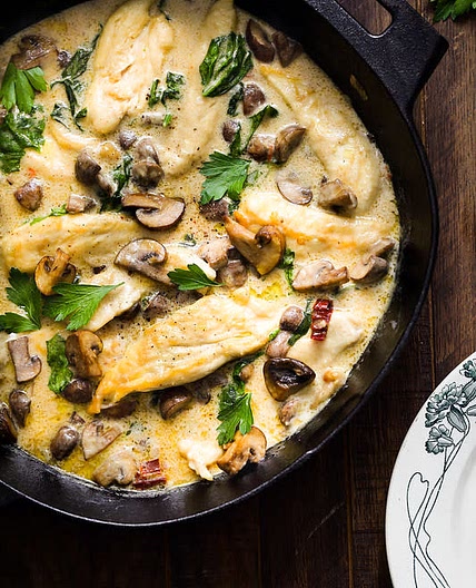 Poulet au champignon 