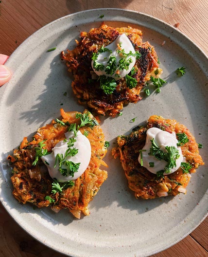 CARROT FRITTERS