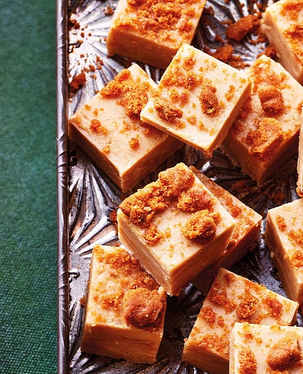 Microwave speculaas fudge