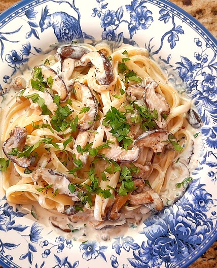 My Go-To Creamy Mushroom Pasta to Enjoy Autumn Season 🍁