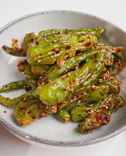 Shishito Peppers Muchim