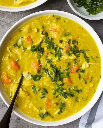 Golden Chicken Lentil Soup 👌
